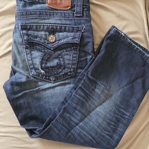 Women's Blue Jean Capris